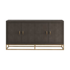 Raphia Sideboard Brown Shagreen