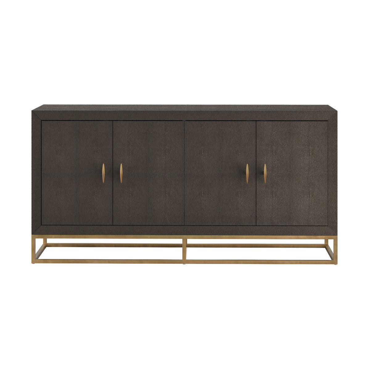 Raphia Sideboard Brown Shagreen