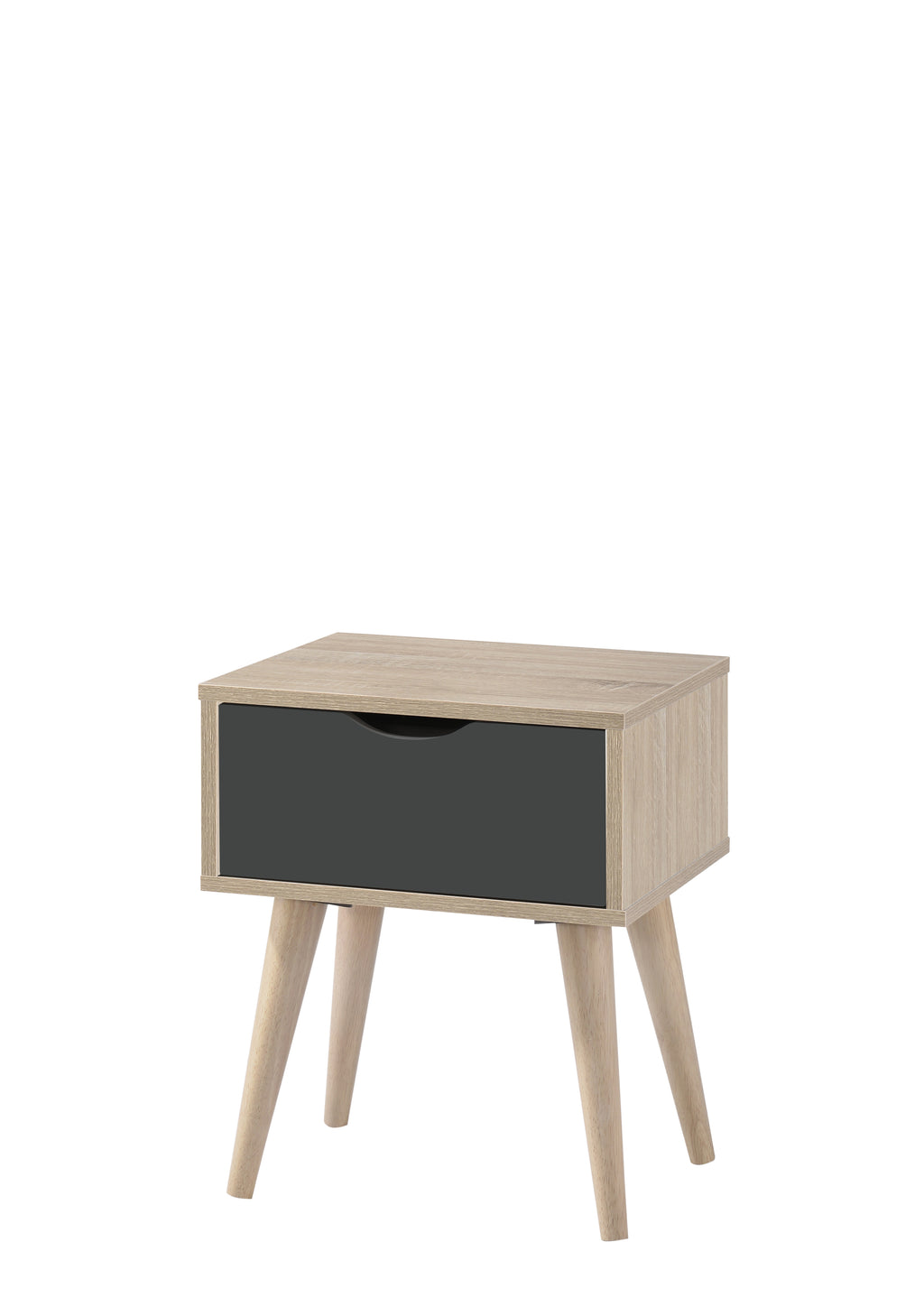 Scandi Oak Lamp Table Grey