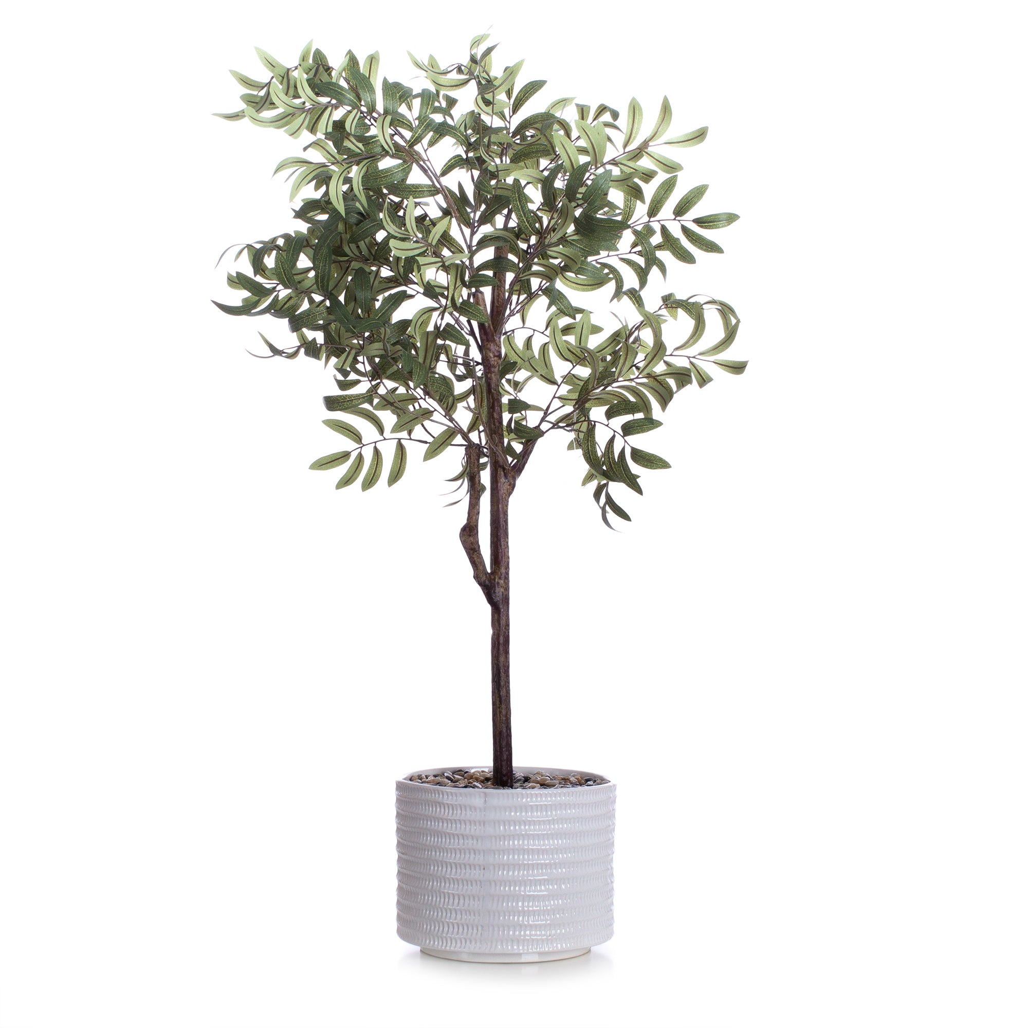 110Cm Olive Tree In Ceramic Pot