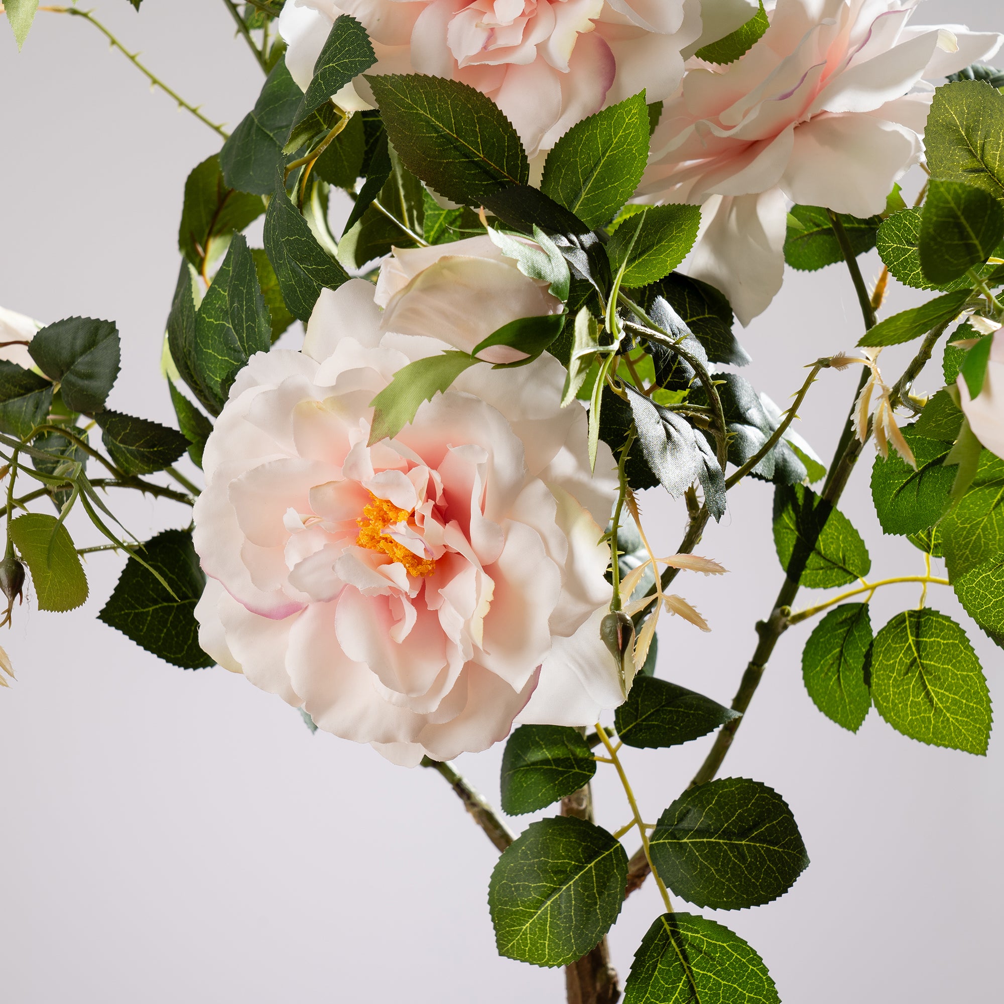 75Cm Real Touch Pink Rose Tree