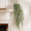 43Cm Trailing Plant In Rustic Cement Pot