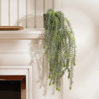 43Cm Trailing Plant In Rustic Cement Pot