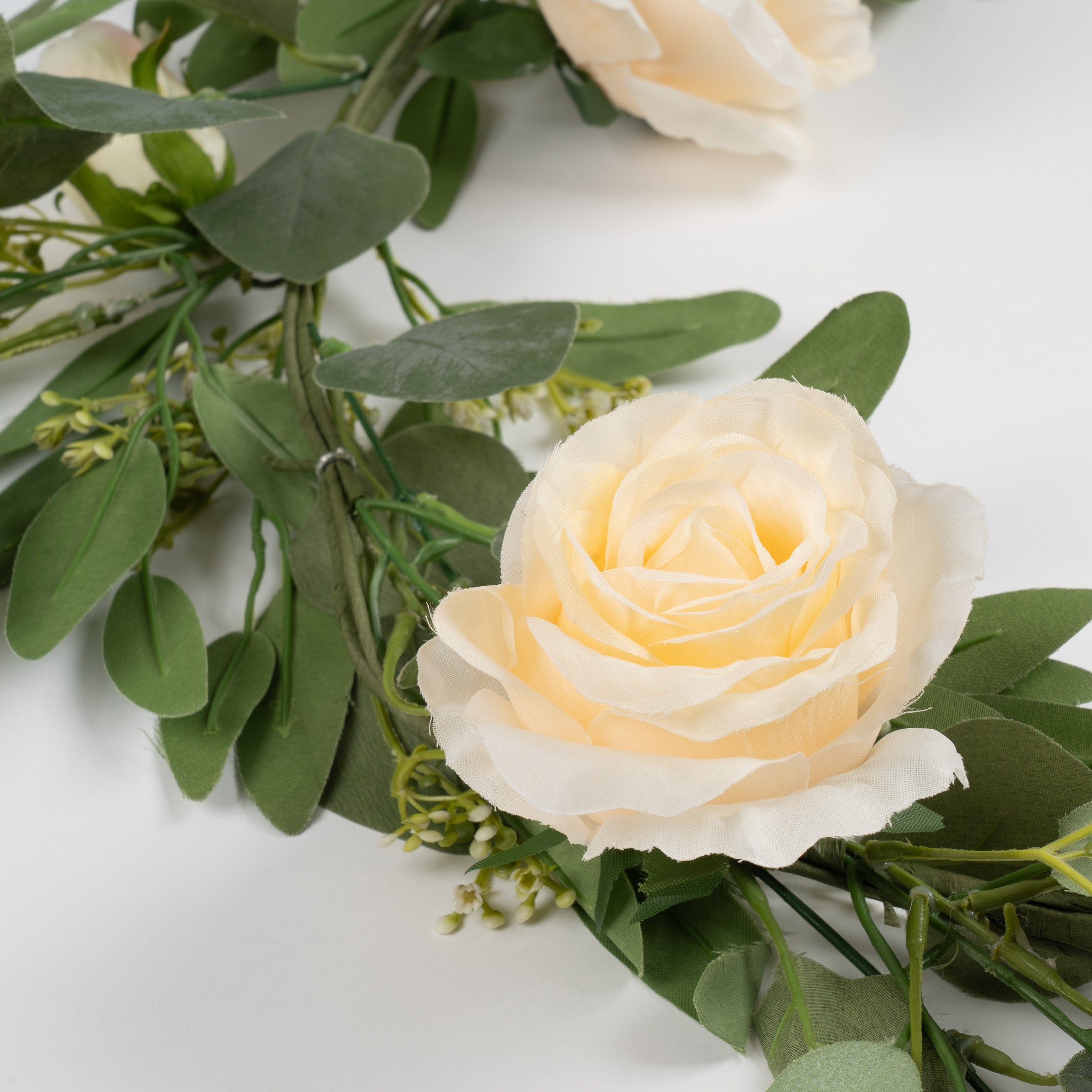 150Cm Eucalyptus And Rose Garland