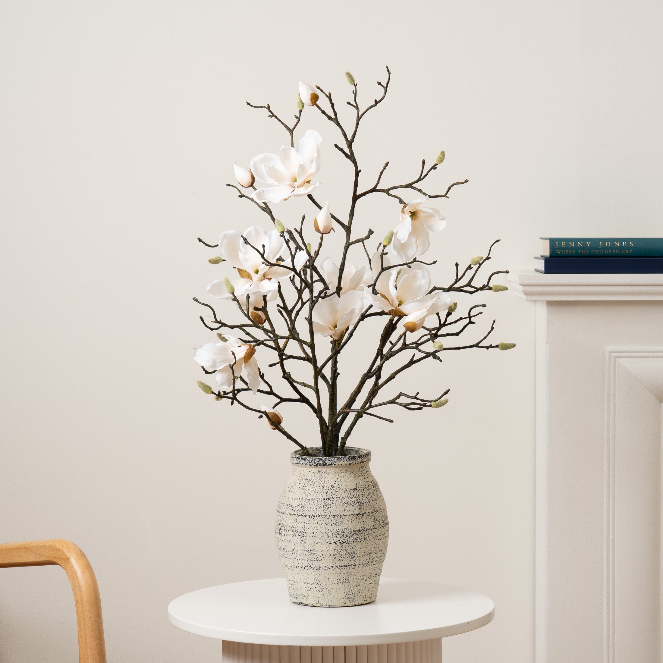71Cm Magnolia In Resin Pot