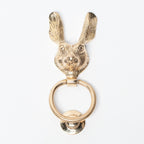 Brass Rabbit Door Knocker