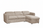 Capri Sofabed Universal Corner With Adjustable Headrests Beige Eastley | Kip | Quercioli | Barete | Metropolitan | Portobello | Aissa Style