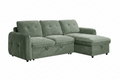 Moscow Universal L Shape Corner Sofa Bed Green With Ottoman Storage Eastley | Kip | Quercioli | Barete | Metropolitan | Portobello | Aissa Style