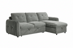 Moscow Universal L Shape Corner Sofa Bed Grey With Ottoman Storage Eastley | Kip | Quercioli | Barete | Metropolitan | Portobello | Aissa Style