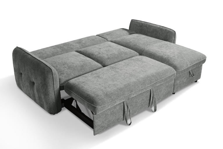 Moscow Universal L Shape Corner Sofa Bed Grey With Ottoman Storage Eastley | Kip | Quercioli | Barete | Metropolitan | Portobello | Aissa Style