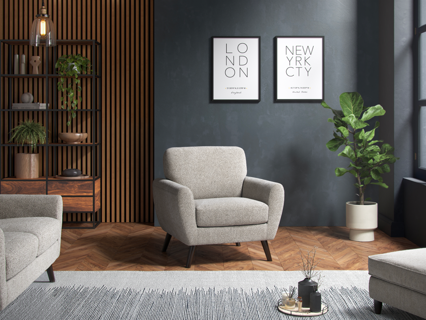 Model 45 - Armchair Boucle Linen
