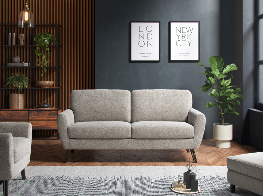 Model 45 - 3 Seater Sofa Boucle Linen