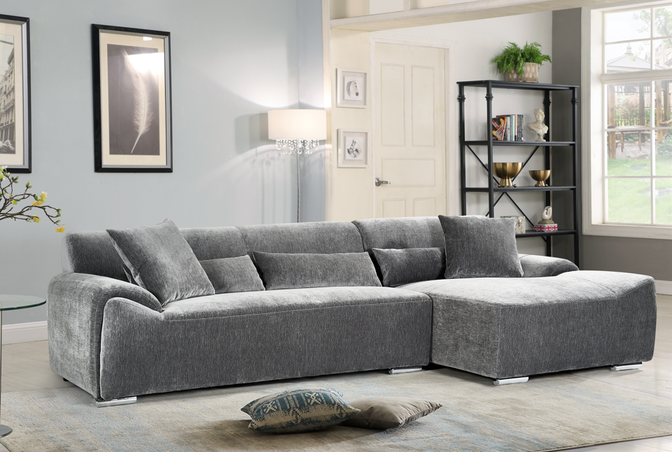 Modena Sofa Charcoal Left Hand Corner