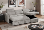 Capri Sofabed Universal Corner With Adjustable Headrests Grey Eastley | Kip | Quercioli | Barete | Metropolitan | Portobello | Aissa Style