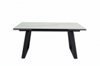 Dante Extending Table	White Ceramic
