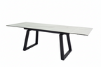 Dante Extending Table	White Ceramic