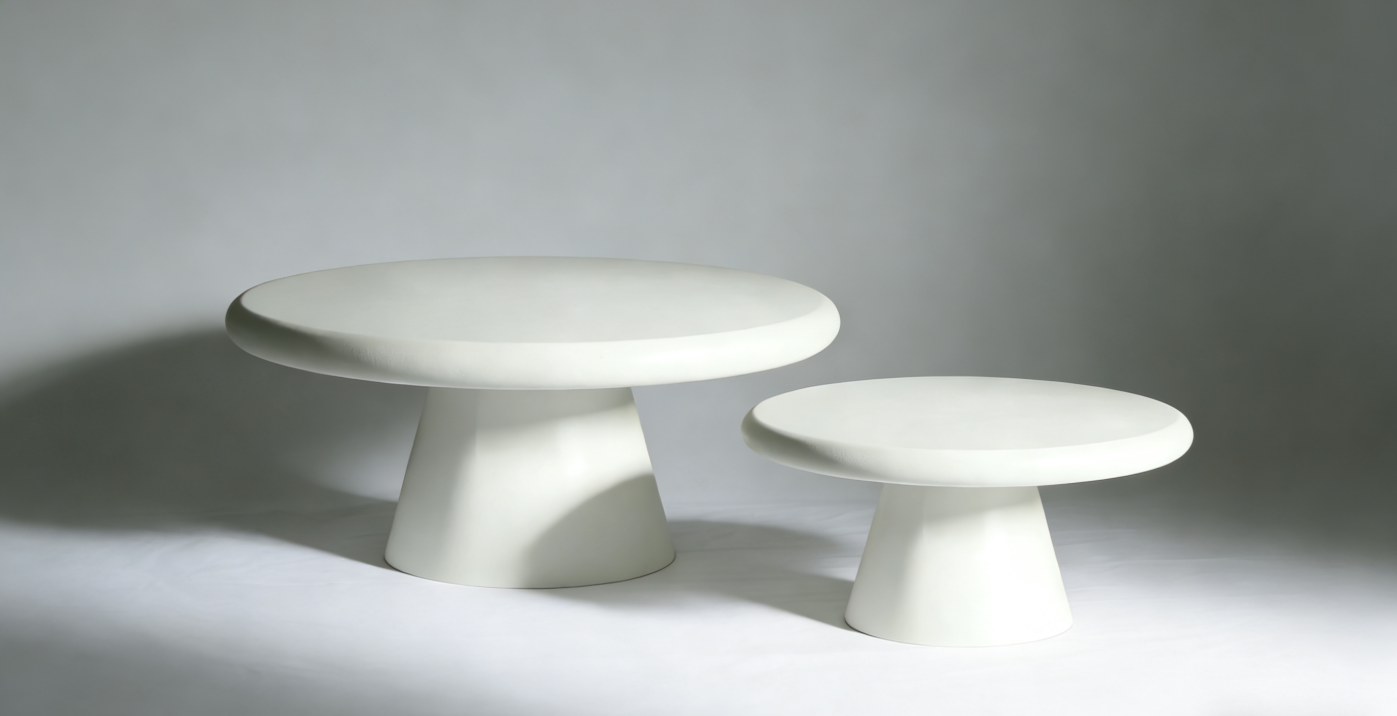 Emilia Coffee & End Table White