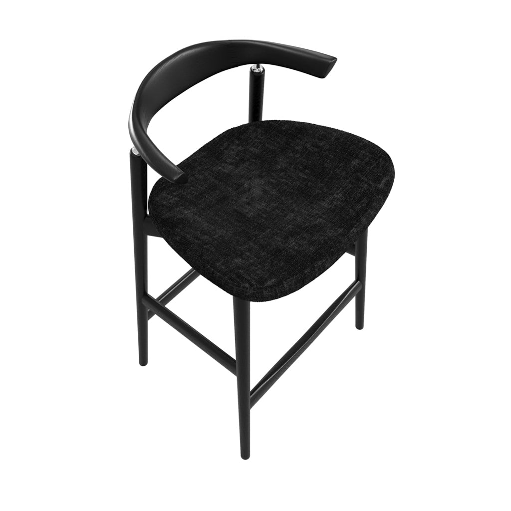 Shay Stone Winged Dining Chair Without Arms