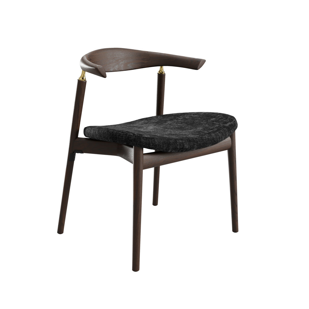 SEINE COAL / CHOCOLATE DINING CHAIR (2 PER PACK)