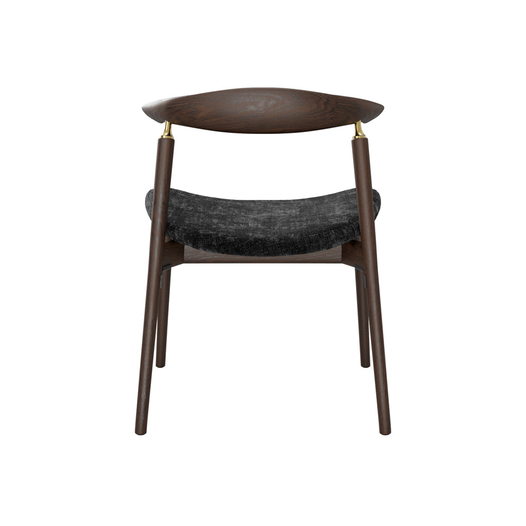 SEINE COAL / CHOCOLATE DINING CHAIR (2 PER PACK)