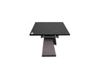 Serpenti Extending Dining Table Black & Sunset Gold Vein Ceramic