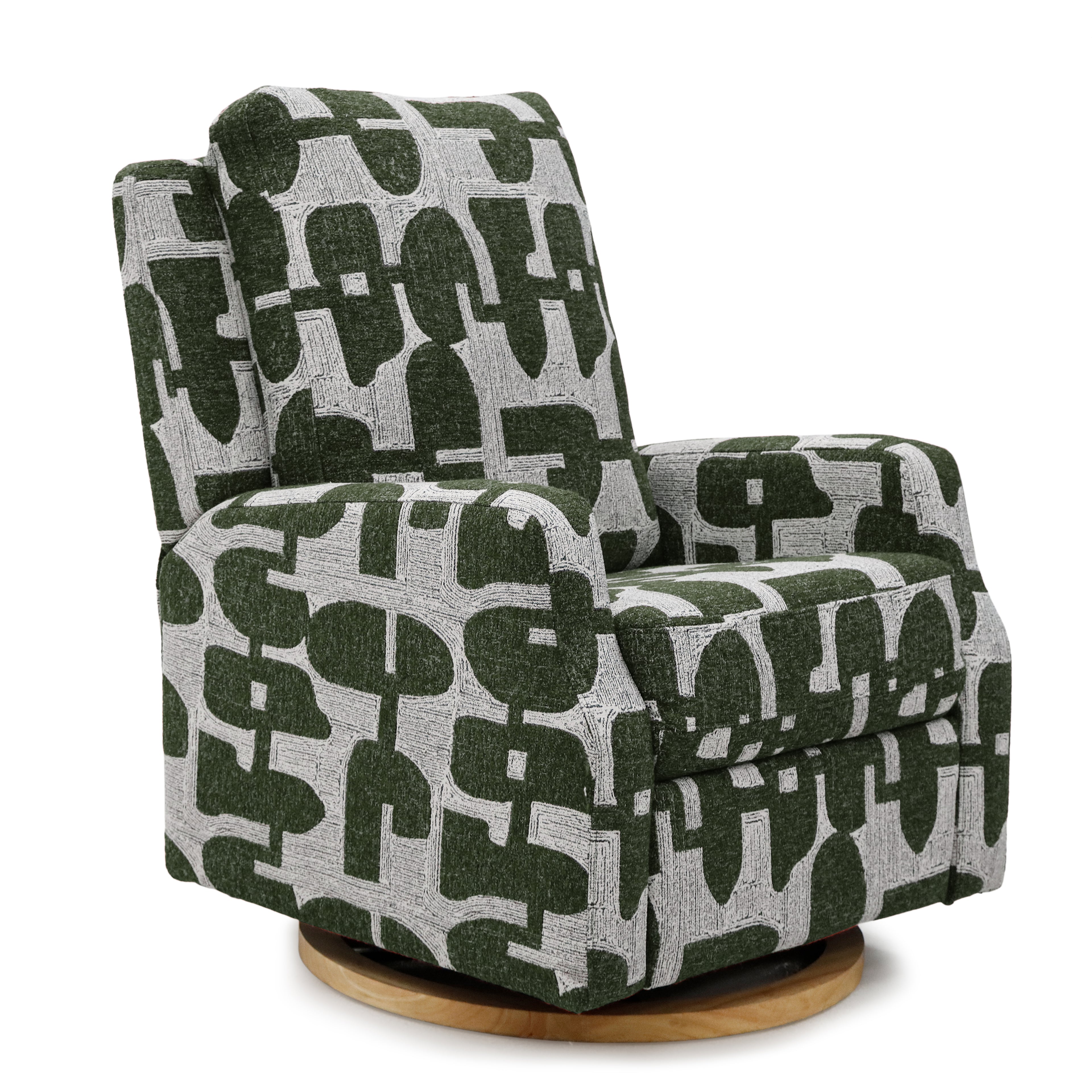 Seville Electric Reclining Chair Green