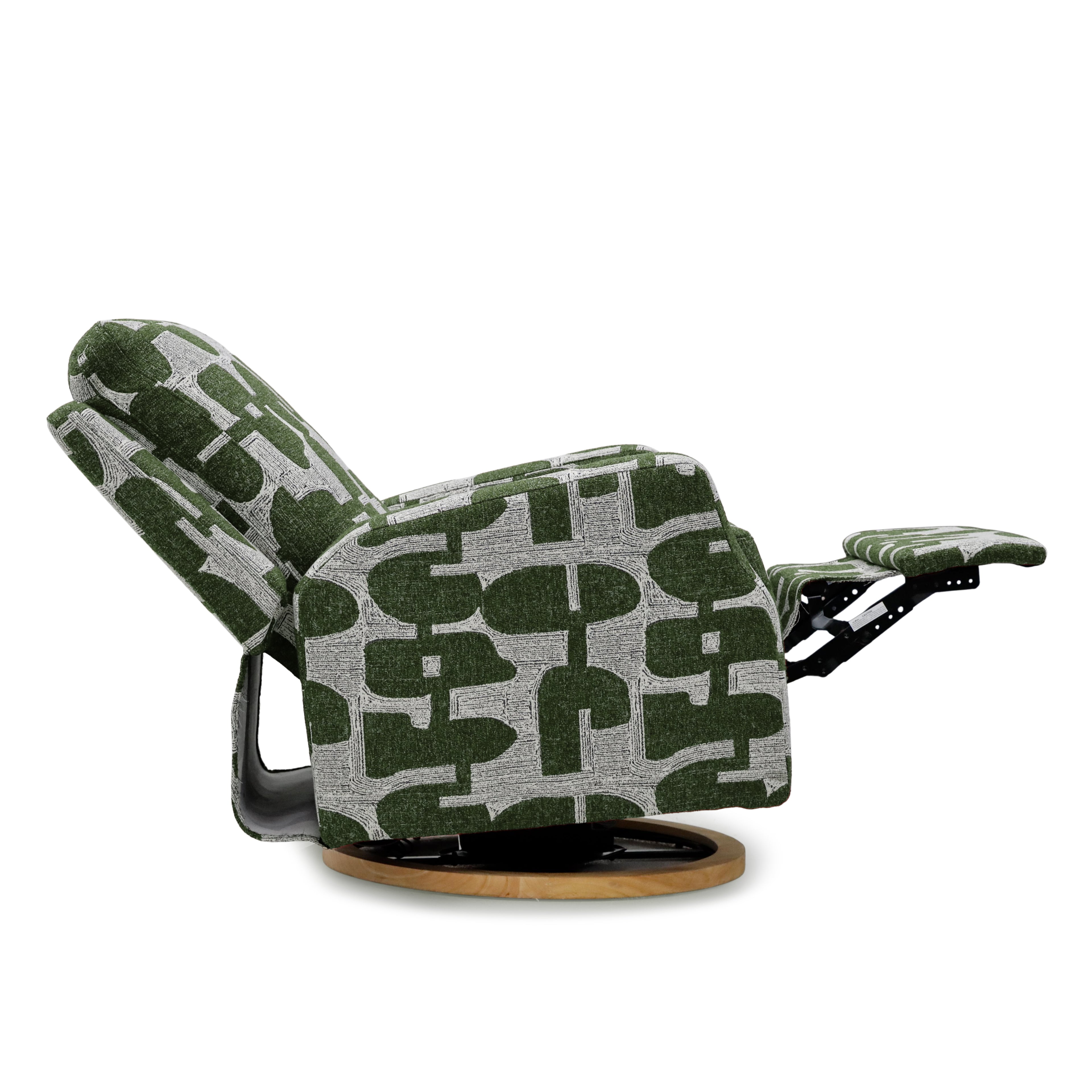 Seville Electric Reclining Chair Green