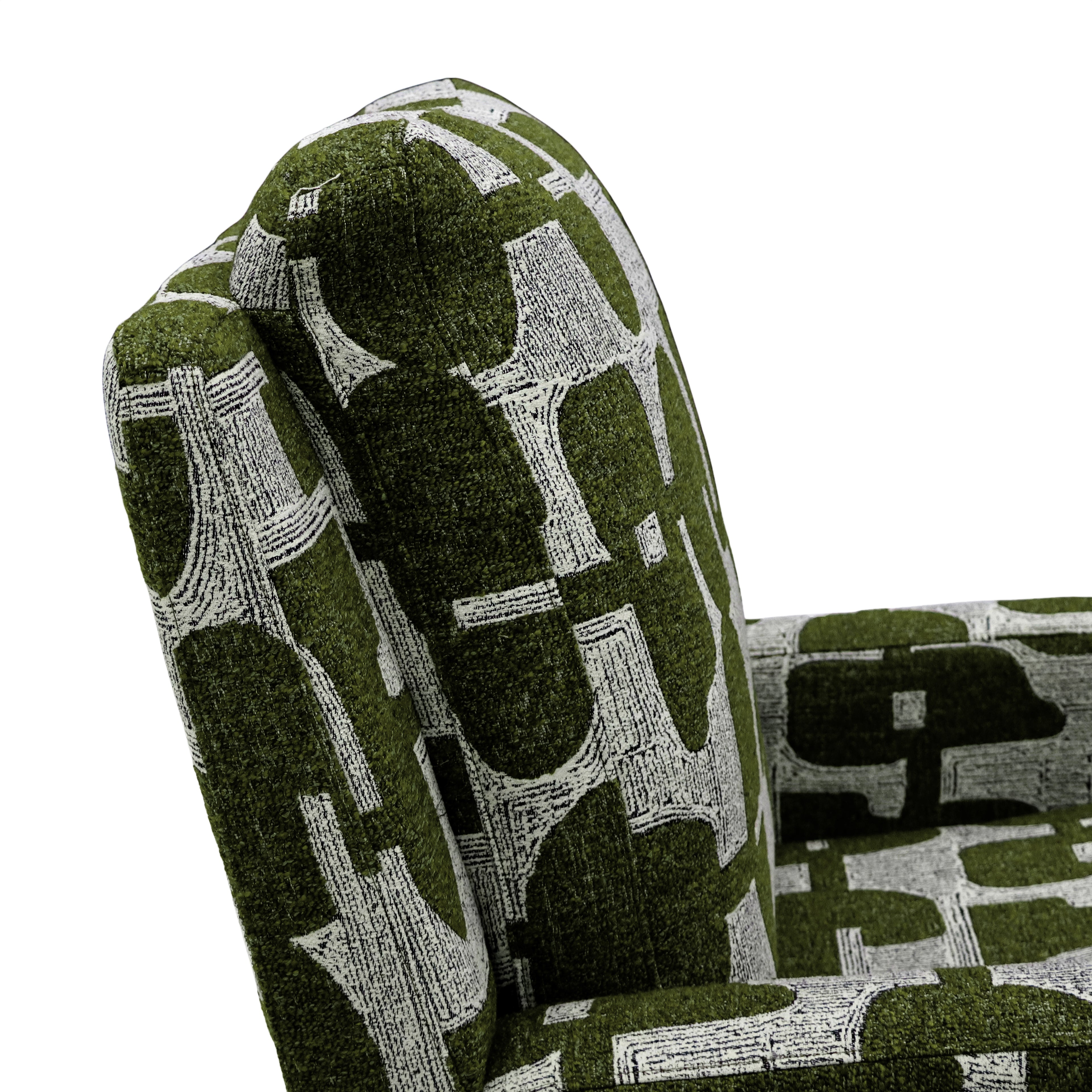 Seville Electric Reclining Chair Green