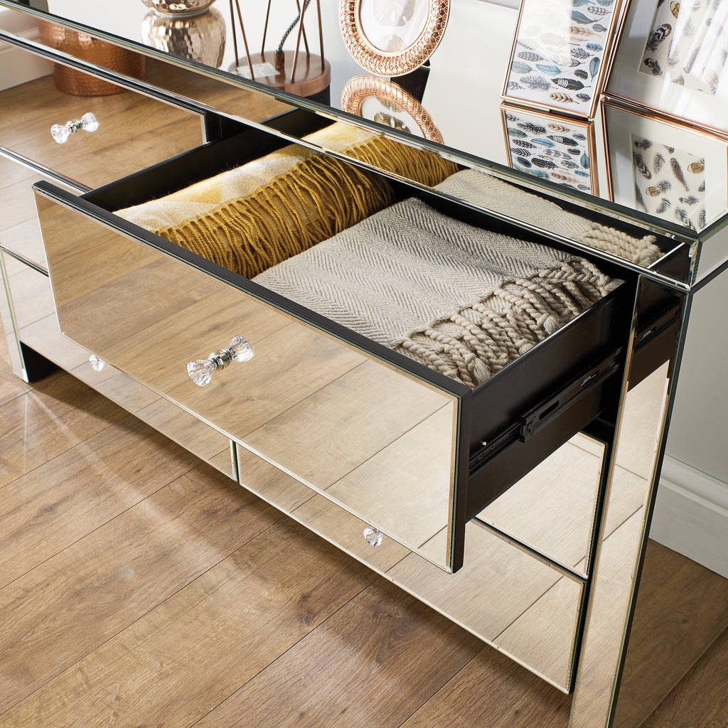 Seville 3 Drawer Bedside