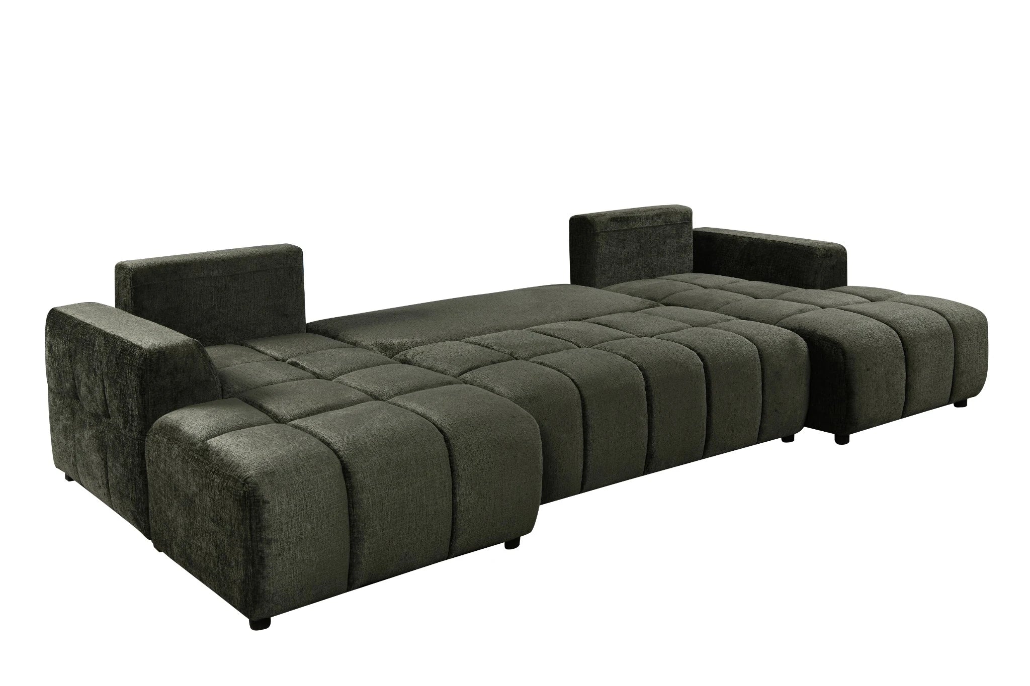 Shanghai Luxury Green U Shape Corner Sofabed