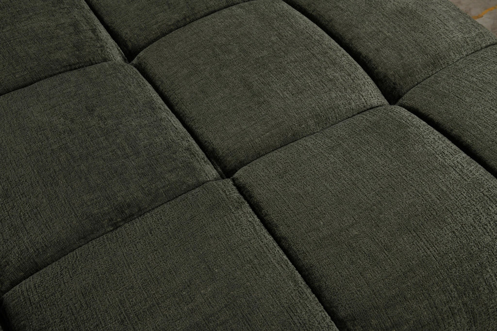 Shanghai Luxury Green U Shape Corner Sofabed