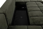 Shanghai Luxury Green U Shape Corner Sofabed