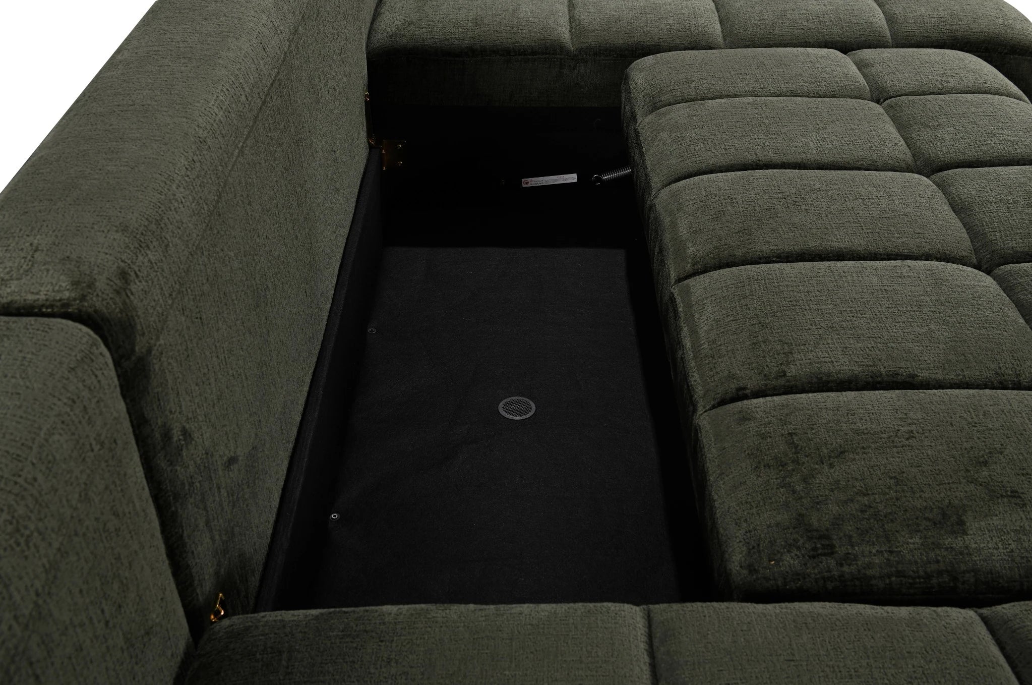 Shanghai Luxury Green U Shape Corner Sofabed