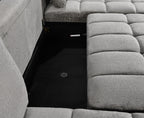 Shanghai Luxury Grey U Shape Corner Sofabed