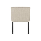 SHAY STONE WINGED DINING CHAIR WITH ARMS