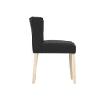SHAY ANTHRACITE WINGED DINING CHAIR WITHOUT ARMS