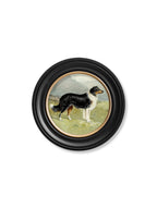 c.1881 Working Dogs - Round Frame