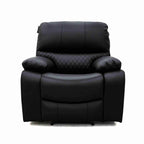 Orla Electric Recliner Sofa Black Armchair Leathair