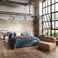 SOHO INK BLUE KING SIZE BED