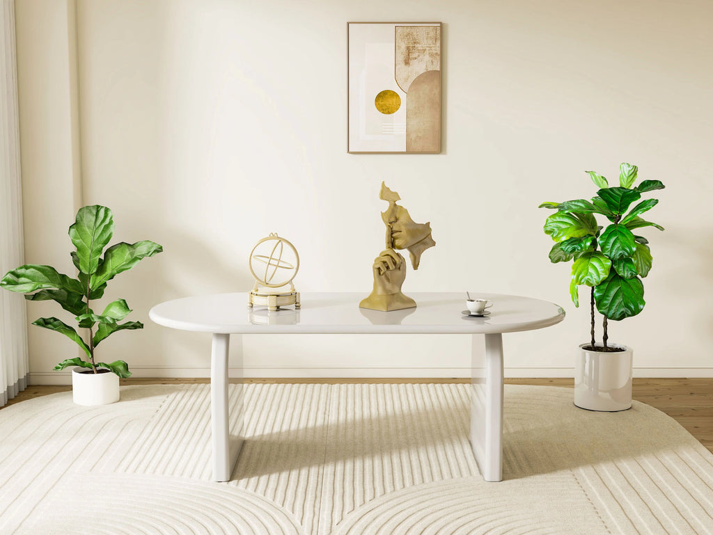 Solana Dining Table Mink & Taupe
