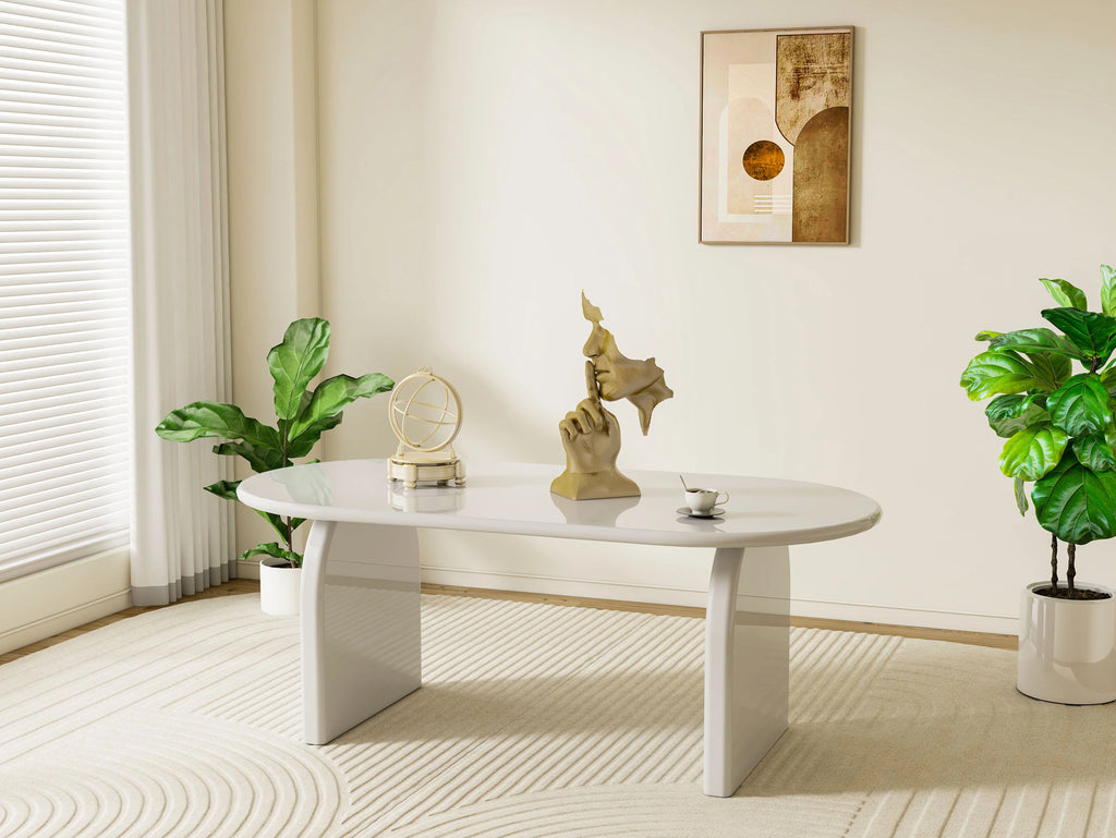 Solana Dining Table Mink & Taupe
