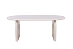 Solana Dining Table Mink & Taupe