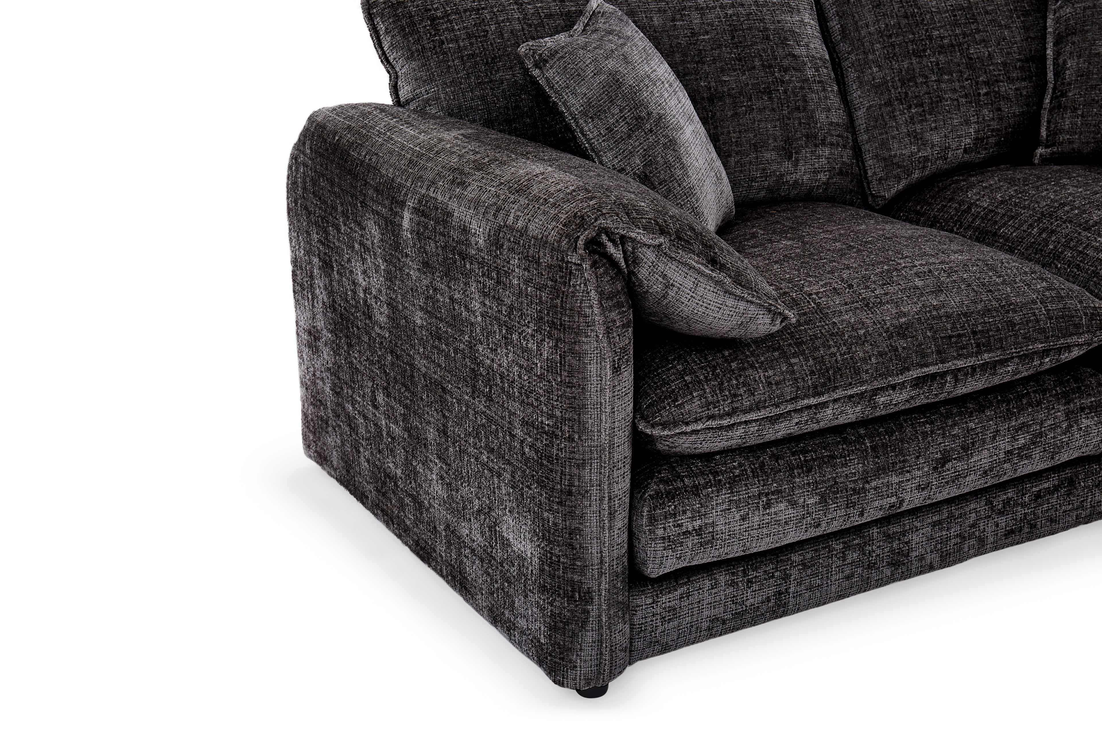 Solaya Sofa Black Large Corner