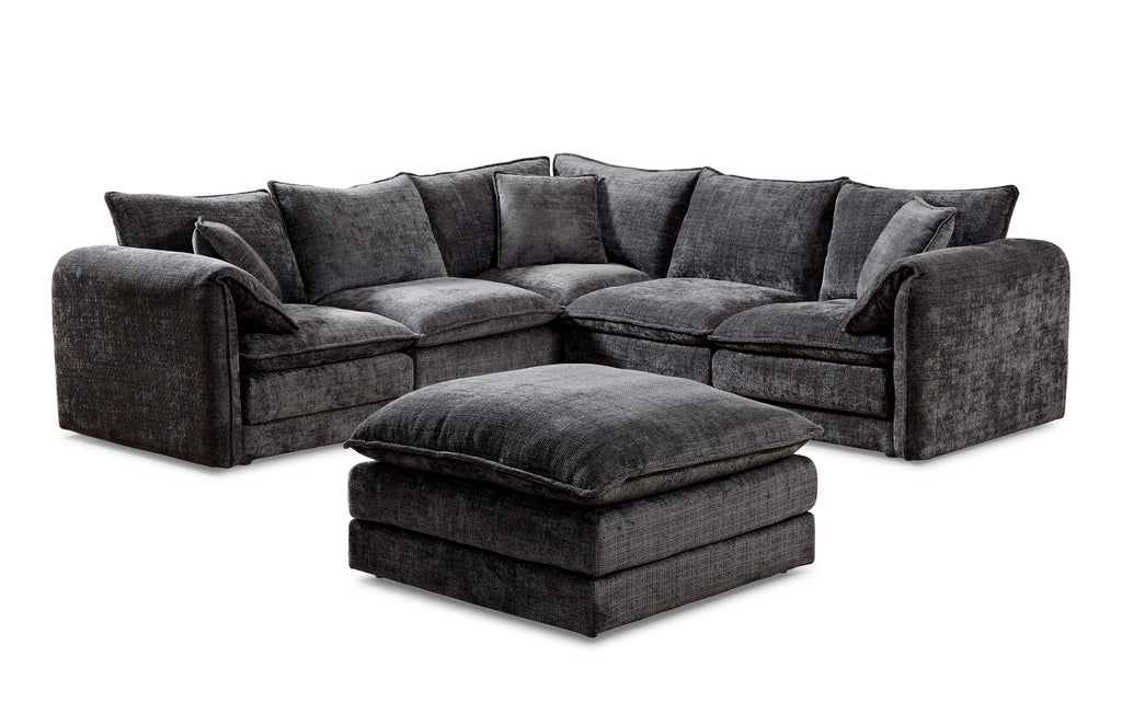 Solaya Sofa Black Large Corner