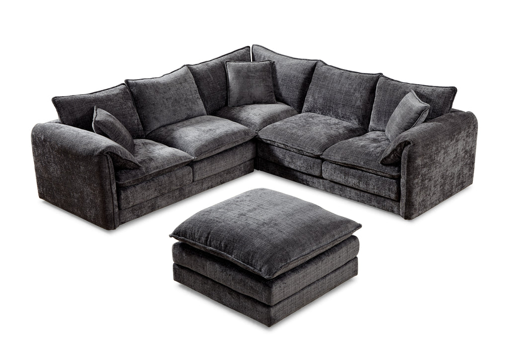 Solaya Sofa Black Large Corner