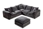 Solaya Sofa Black Large Corner