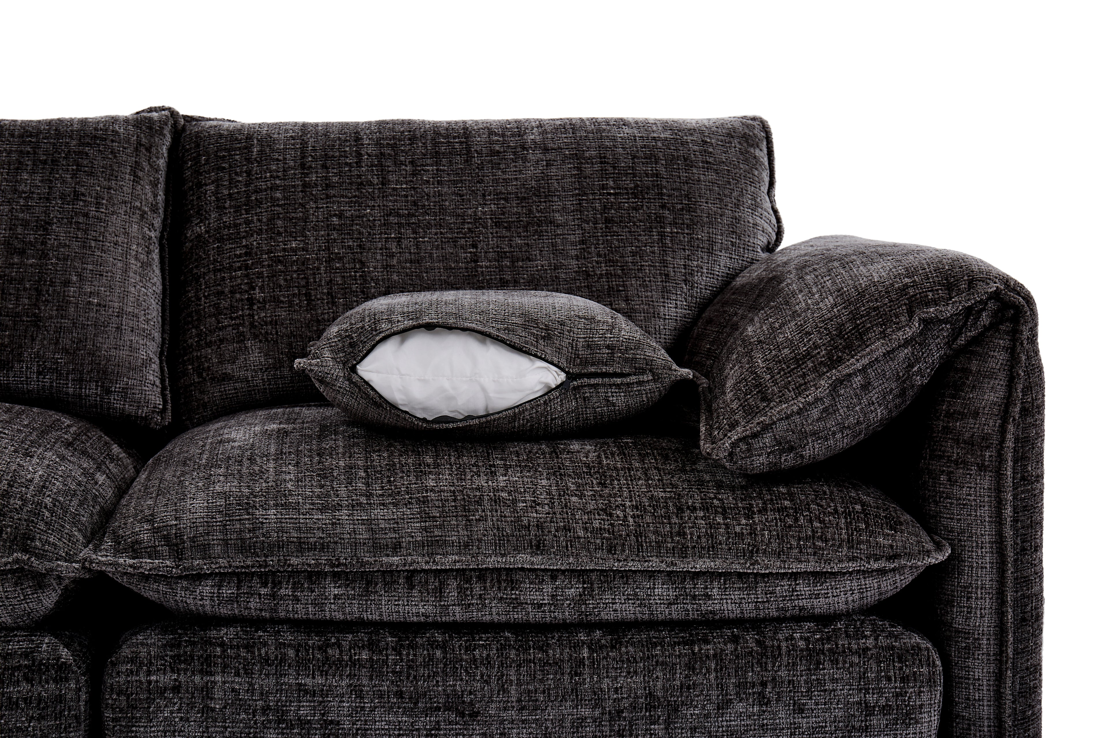 Solaya Sofa Black Large Corner