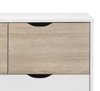 Stockholm 4 Drawer Chest White-Oak