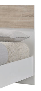 Stockholm 5.0 Kingsize Bed White-Oak