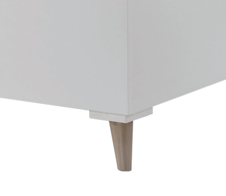 Stockholm 4.6 Double Bed White-Oak